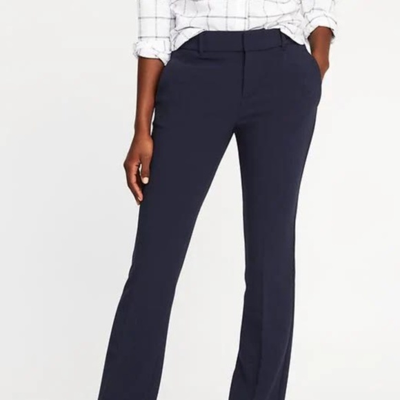 Old Navy Pants - Mid-Rise Slim Flare Harper Full-Length Pants New